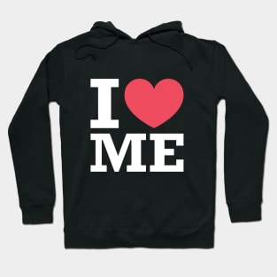 White | I Love Me Hoodie